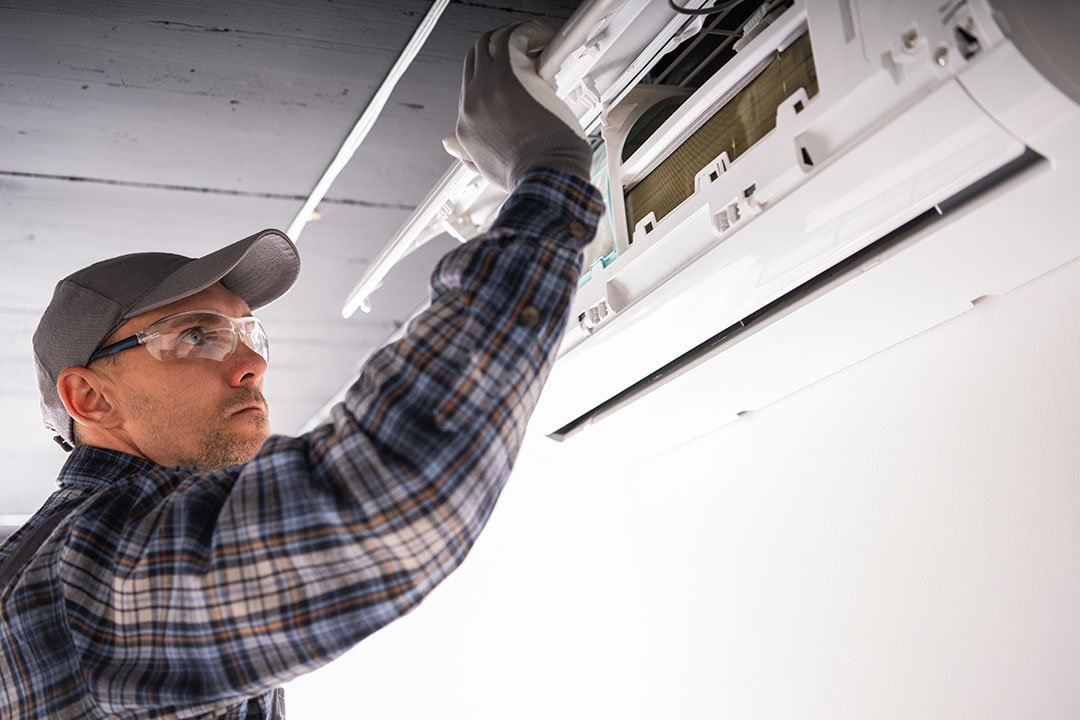 AC unit running during Florida summer heat