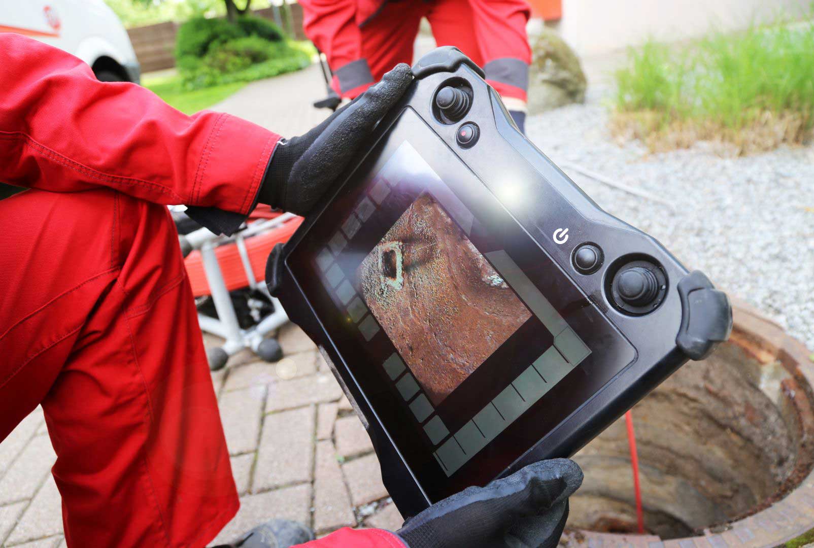 Sewer inspection with camera